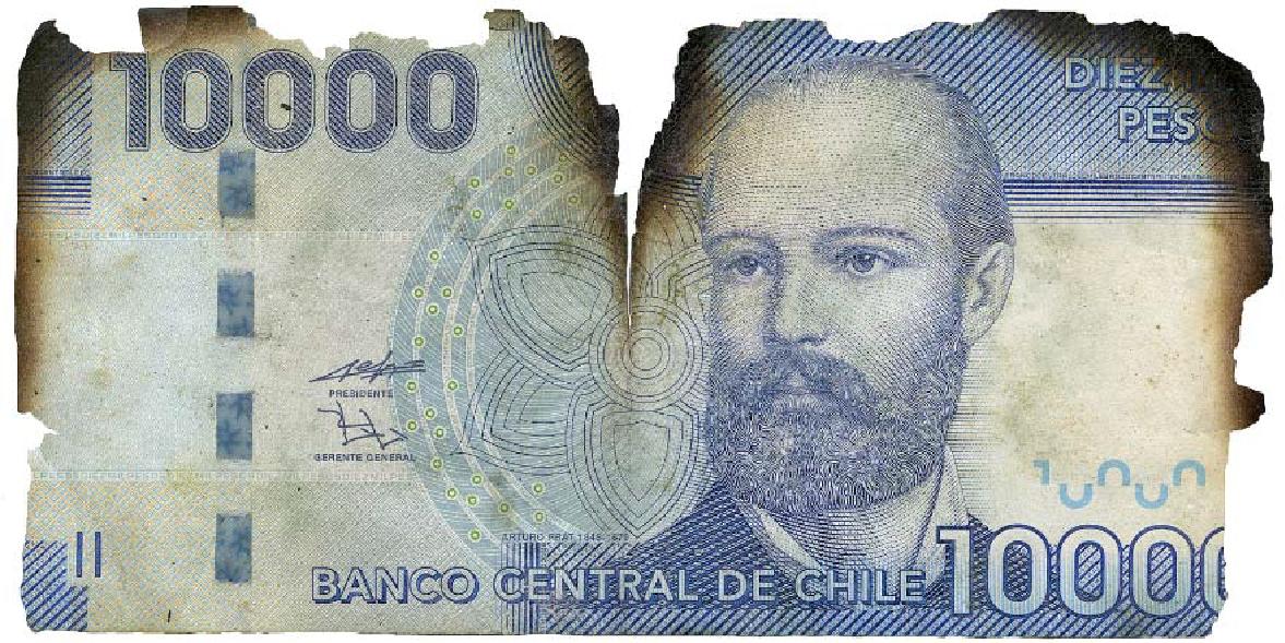 Billetes desgastados