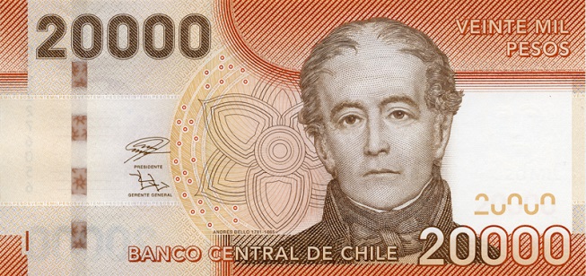 billete 20000 anverso